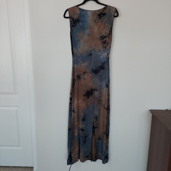 DISSH Millen Blue Tie Dye Midi Dress Size XL - Picture 9 of 12